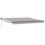 Toldo Retráctil Automático Gris Claro 400x300 cm, Tela de reemplazo para toldo  para estructura de 4x3 m Gris Claro | Foro24.es | Tu tienda online para hogar, jardín y más Foro24.es
