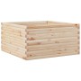 Jardinera de madera maciza de pino 90x90x46 cm en Macetas y jardineras | Comprar online en Foru.es