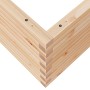 Jardinera de madera maciza de pino 90x90x46 cm en Macetas y jardineras | Comprar online en Foru.es