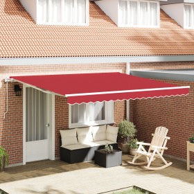 Comprar Toldo Retráctil Automático Rojo 400x300