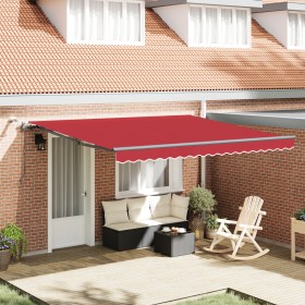 Comprar Toldo Retráctil Automático con LED Rojo