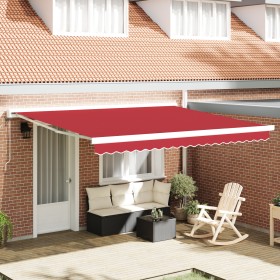 Comprar Toldo Retráctil Automático Rojo 400x300