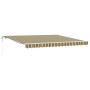 Toldo Retráctil Automático Verde y Amarillo 400x300 cm, Tela de Reemplazo para Toldo  para Marco de 4x3 m Verde y Amarillo | Foro24.es | Tu tienda online para hogar, jardín y más Foro24.es