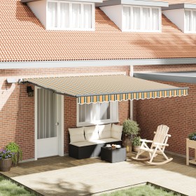 Comprar Toldo Retráctil Manual con LED Verde y