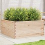 Jardinera de madera maciza de pino 100x100x46 cm en Macetas y jardineras | Comprar online en Foru.es