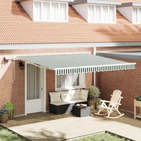 Comprar Toldo Retráctil Manual con LED Verde y