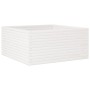 Jardinera madera maciza de pino blanco 100x100x46 cm en Macetas y jardineras | Comprar online en Foru.es