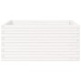 Jardinera madera maciza de pino blanco 100x100x46 cm en Macetas y jardineras | Comprar online en Foru.es
