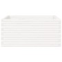 Jardinera madera maciza de pino blanco 100x100x46 cm en Macetas y jardineras | Comprar online en Foru.es