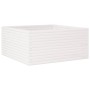 Jardinera madera maciza de pino blanco 100x100x46 cm en Macetas y jardineras | Comprar online en Foru.es