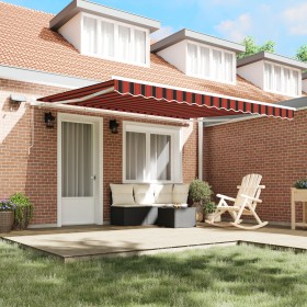 Comprar Toldo Retráctil Manual con LED Naranja y