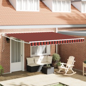 Comprar Toldo Retráctil Manual con LED Amarillo y