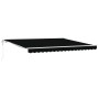 Toldo Retráctil Automático  Negro 400x350 cm, Tela de Repuesto para Toldo  de 4x3.5 m Marco Negro | Foro24.es | Tu tienda online para hogar, jardín y más Foro24.es