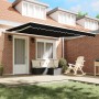 Toldo Retráctil Automático  Negro 400x350 cm, Tela de Repuesto para Toldo  de 4x3.5 m Marco Negro | Foro24.es | Tu tienda online para hogar, jardín y más Foro24.es