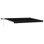 Toldo Retráctil Manual  con LED Negro 400x350 cm, Tela de Repuesto para Toldo  para Estructura de 4x3.5 m Negra | Foro24.es | Tu tienda online para hogar, jardín y más Foro24.es