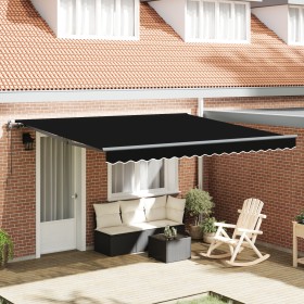 Comprar Toldo Retráctil Automático Negro 400x350