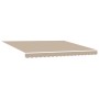 Toldo Manual Retráctil Beige 3x2.5m , Tela de Reemplazo para Toldo  para Marco de 4x3.5m Beige | Foro24.es | Tu tienda online para hogar, jardín y más Foro24.es