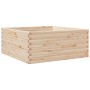 Jardinera de madera maciza de pino 110x110x46 cm en Macetas y jardineras | Comprar online en Foru.es
