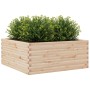 Jardinera de madera maciza de pino 110x110x46 cm en Macetas y jardineras | Comprar online en Foru.es