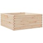 Jardinera de madera maciza de pino 110x110x46 cm en Macetas y jardineras | Comprar online en Foru.es