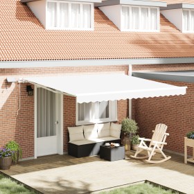 Comprar Toldo Retráctil Manual con LED Blanco