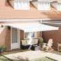 Toldo Retráctil Manual  con LED Blanco 400x350 cm, Tela de reemplazo para toldo  de 4x3.5 m Blanco | Foro24.es | Tu tienda online para hogar, jardín y más Foro24.es