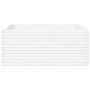 Jardinera madera maciza de pino blanco 110x110x46 cm en Macetas y jardineras | Comprar online en Foru.es