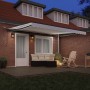 Toldo Retráctil Automático  con LED Blanco 400x350 cm, Tela de Reemplazo  para Marco 4x3.5 m Blanco | Foro24.es | Tu tienda online para hogar, jardín y más Foro24.es