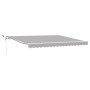Toldo Retráctil Automático  con LED Gris Claro 400x350 cm, Tela de Repuesto para Toldo  para marco de 4x3.5 m Gris Claro | Foro24.es | Tu tienda online para hogar, jardín y más Foro24.es