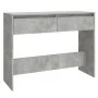 Mesa consola madera de ingeniería gris hormigón 100x35x76,5 cm de vidaXL, Mesas auxiliares - Ref: Foro24-809840, Precio: 52,0...