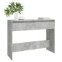 Mesa consola madera de ingeniería gris hormigón 100x35x76,5 cm de vidaXL, Mesas auxiliares - Ref: Foro24-809840, Precio: 52,0...