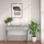 Mesa consola madera de ingeniería gris hormigón 100x35x76,5 cm de vidaXL, Mesas auxiliares - Ref: Foro24-809840, Precio: 52,0...