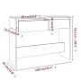 Mesa consola madera de ingeniería gris hormigón 100x35x76,5 cm de vidaXL, Mesas auxiliares - Ref: Foro24-809840, Precio: 52,0...