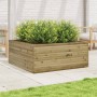 Jardinera de madera de pino impregnada 110x110x46 cm en Macetas y jardineras | Comprar online en Foru.es