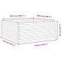 Jardinera de madera de pino impregnada 110x110x46 cm en Macetas y jardineras | Comprar online en Foru.es