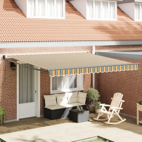 Comprar Toldo retráctil automático verde y blanco