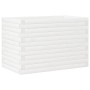 Jardinera de madera maciza de pino blanca 70x40x46 cm en Macetas y jardineras | Comprar online en Foru.es