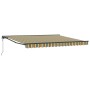 Toldo Retráctil Automático con LED Verde y Blanco 400x350 cm,  Tela de Reemplazo para Toldo de 4x3.5 m Marco Verde y Blanco | Foro24.es | Tu tienda online para hogar, jardín y más Foro24.es