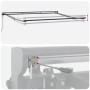 Toldo Retráctil Automático con LED Verde y Blanco 400x350 cm,  Tela de Reemplazo para Toldo de 4x3.5 m Marco Verde y Blanco | Foro24.es | Tu tienda online para hogar, jardín y más Foro24.es