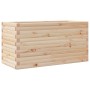 Jardinera de madera maciza de pino 90x40x46 cm en Macetas y jardineras | Comprar online en Foru.es