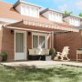 Toldo Manual Retráctil Rayas Multicolores 450x300 cm | Foro24.es | Tu tienda online para hogar, jardín y más Foro24.es