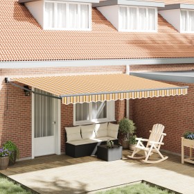 Comprar Toldo Manual Retráctil Rayas Multicolores