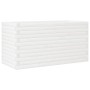 Jardinera de madera maciza de pino blanca 90x40x46 cm en Macetas y jardineras | Comprar online en Foru.es