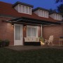 Toldo Retráctil Manual  con LED Negro 450x300 cm, Tela de Reemplazo para Toldo  de 4.5x3 m Negro | Foro24.es | Tu tienda online para hogar, jardín y más Foro24.es