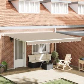 Comprar Toldo manual retráctil Beige 450x300 cm