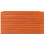 Jardinera de madera maciza pino marrón cera 90x40x46 cm en Macetas y jardineras | Comprar online en Foru.es