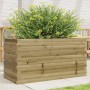Jardinera de madera de pino impregnada 90x40x46 cm en Macetas y jardineras | Comprar online en Foru.es