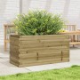 Jardinera de madera de pino impregnada 90x40x46 cm en Macetas y jardineras | Comprar online en Foru.es