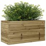 Jardinera de madera de pino impregnada 90x40x46 cm en Macetas y jardineras | Comprar online en Foru.es