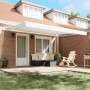 Toldo Retráctil Manual Blanco 450x300 cm,  Tela de Reemplazo para Toldo de Marco de 4,5x3 m Blanco | Foro24.es | Tu tienda online para hogar, jardín y más Foro24.es